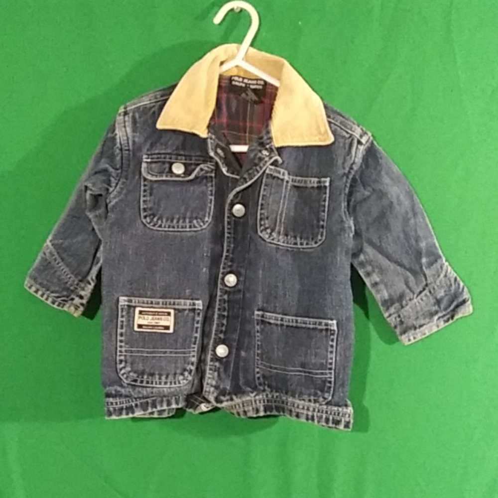 HP Polo ralph Lauren L/XL 12-24M denim jacket